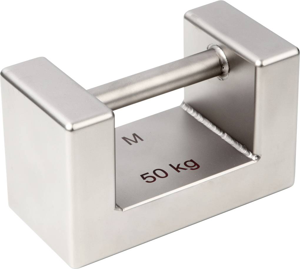 Kern 346-09 M1 50 kg Prüfgewicht Block, Edelstahl