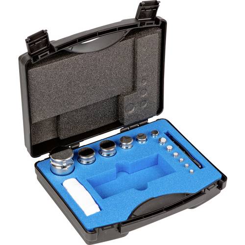 Kern 312-054 E2 1 g - 500 g Gewichtsatz im Kunststoffkoffer, Edelstahl poliert