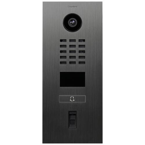 DoorBird D2101FV Fingerprint 50 IP-Video-Türsprechanlage LAN Außeneinheit Edelstahl V2A (gebürstet), Titan-Optik