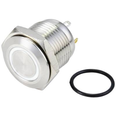 TRU COMPONENTS TC-10090924 GQ16F-10E/J/W/24V/S Vandalismusgeschützter Druckschalter 48 V/DC 2 A 1 x Aus/(Ein) tastend We