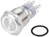 TRU COMPONENTS TC-10090972 LAS1-AGQ-22E/W/24V/S Vandalismusgeschützter Drucktaster 250 V/AC 3 A 2 x Ein/(Ein) tastend Weiß IP65 1 St.
