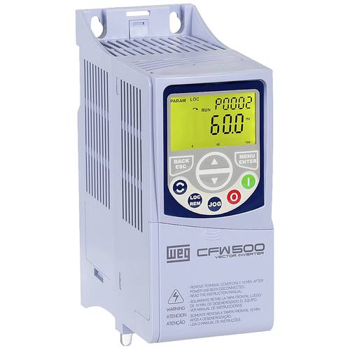 WEG Frequenzumrichter CFW500 A 02P6 T4 1.1 kW 3phasig 380 V, 480 V