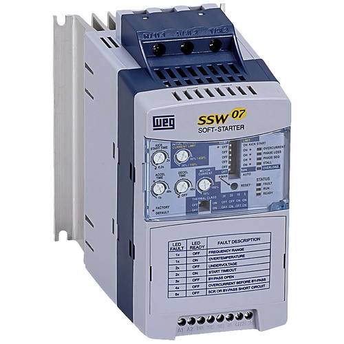 WEG SSW07 0017 T5 SZ 10194170 Sanftstarter Motorleistung bei 400 V 9.2 kW Motorleistung bei 230 V 4 kW 230 V/AC, 575 V/A...