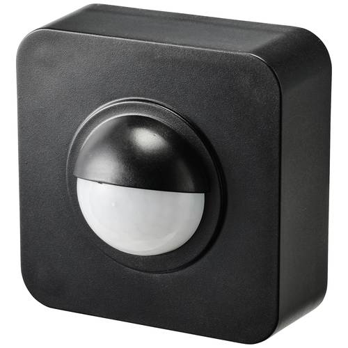 Sygonix SY-5046552 Aufputz PIR-Bewegungsmelder 120 ° Schwarz IP65