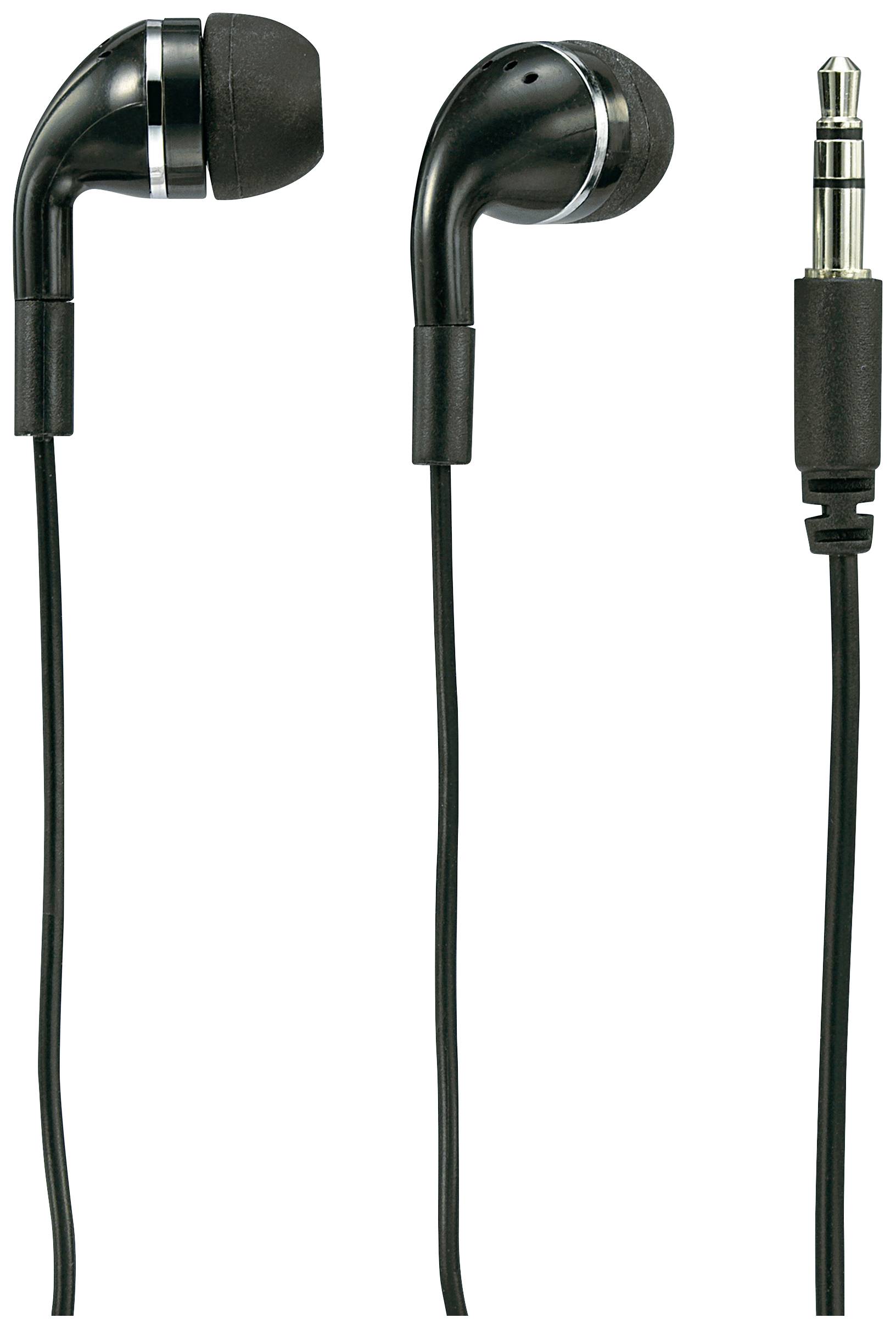 CONRAD Renkforce In Ear Kopfhörer kabelgebunden Schwarz