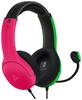 PDP 500-162-PKGR-EU Over Ear Headset kabelgebunden Stereo Pink, Grün Mikrofon-Rauschunterdrückung Mikrofon-Stummschaltung Gaming