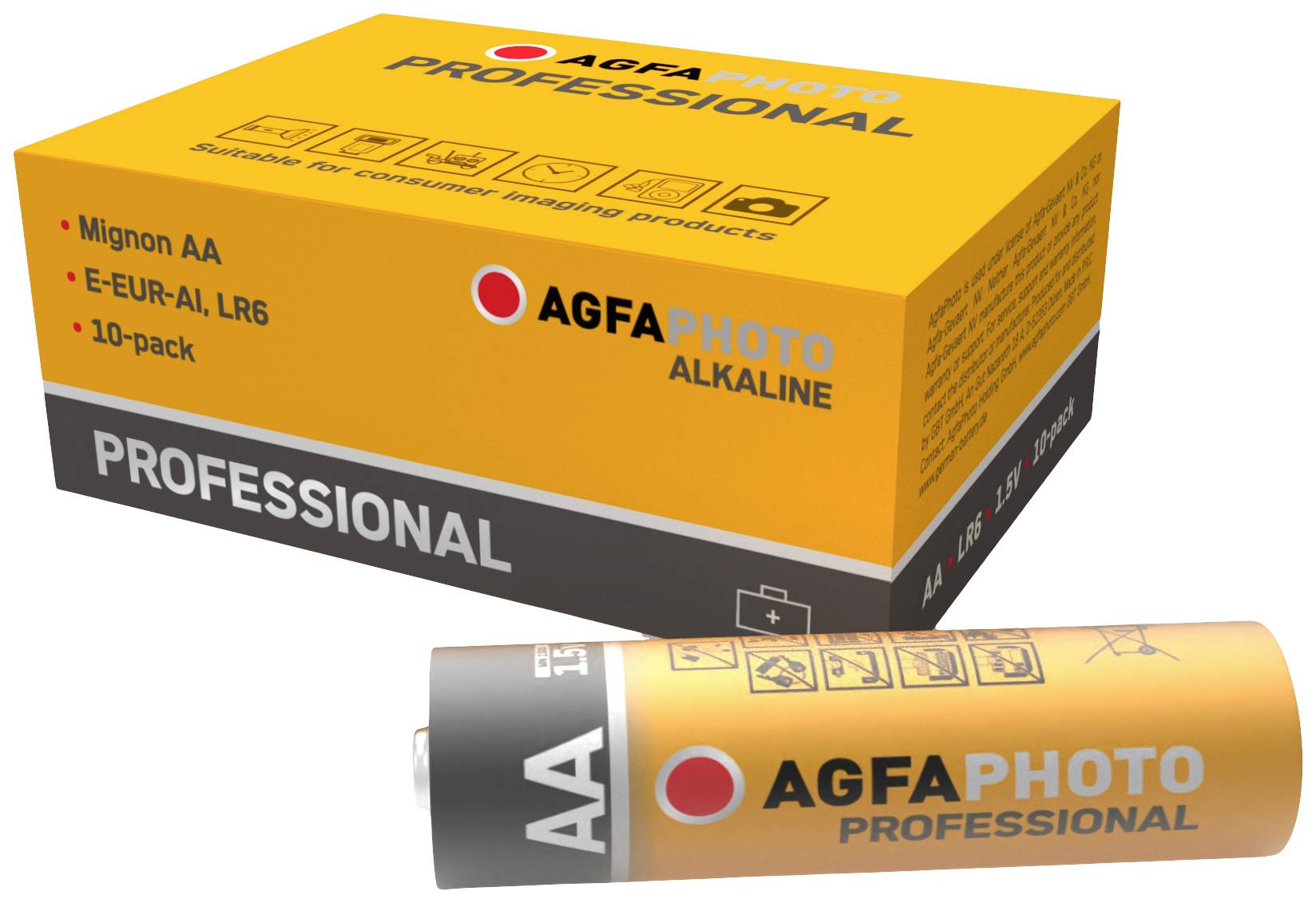 AGFA Photo Professional Micro (AAA)-Batterie Alkali-Mangan 1.5 V 10 St.