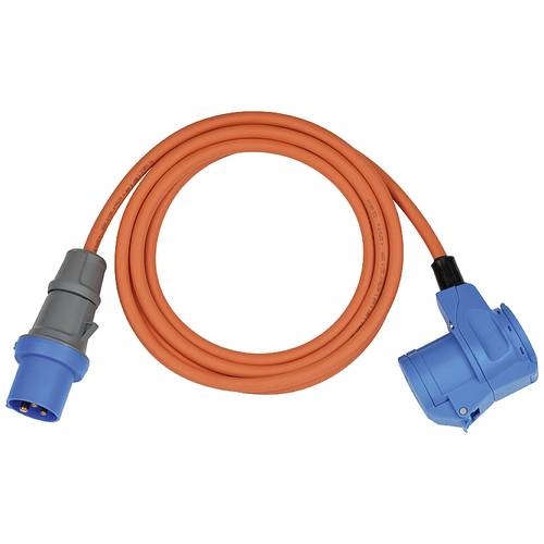 Brennenstuhl 1167650503 Strom Verlängerungskabel Orange, Blau 3 m