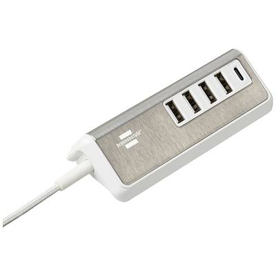Brennenstuhl 1508230 USB Ladegerät 20 W Innenbereich 4x USB-A, 1x USB-C® Anzahl Ausgänge: 5 x