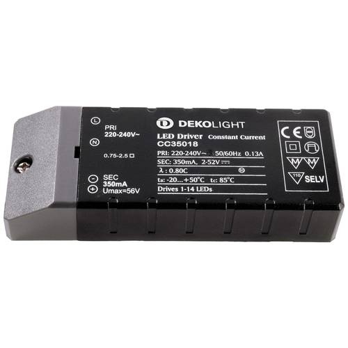 Deko Light Basic CC LED-Trafo Konstantstrom 18 W 350 mA 2 - 52 V 1 St.