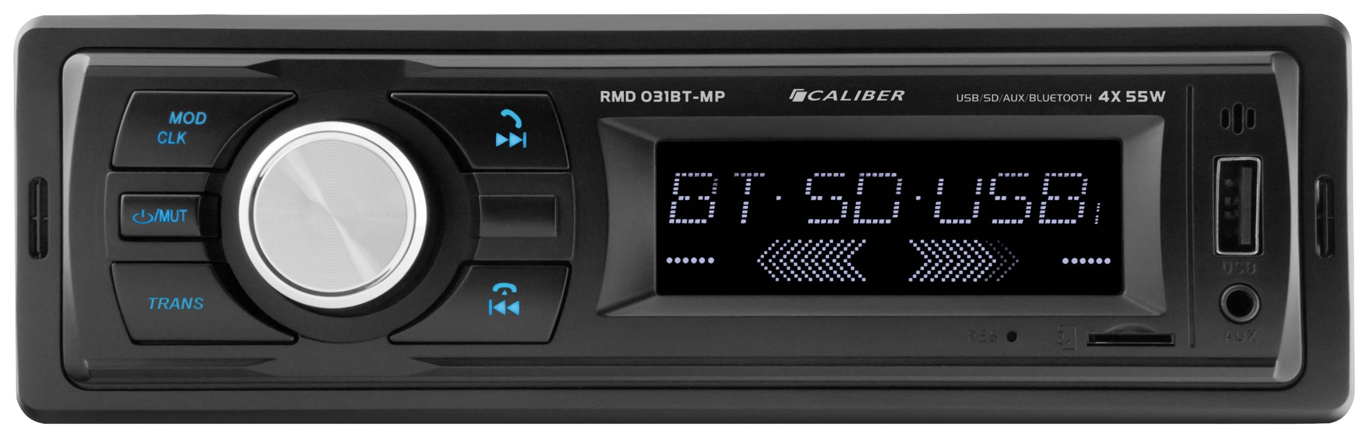 Caliber RMD031BT-MP Autoradio Bluetooth Freisprecheinrichtung MP3 USB  schwarz