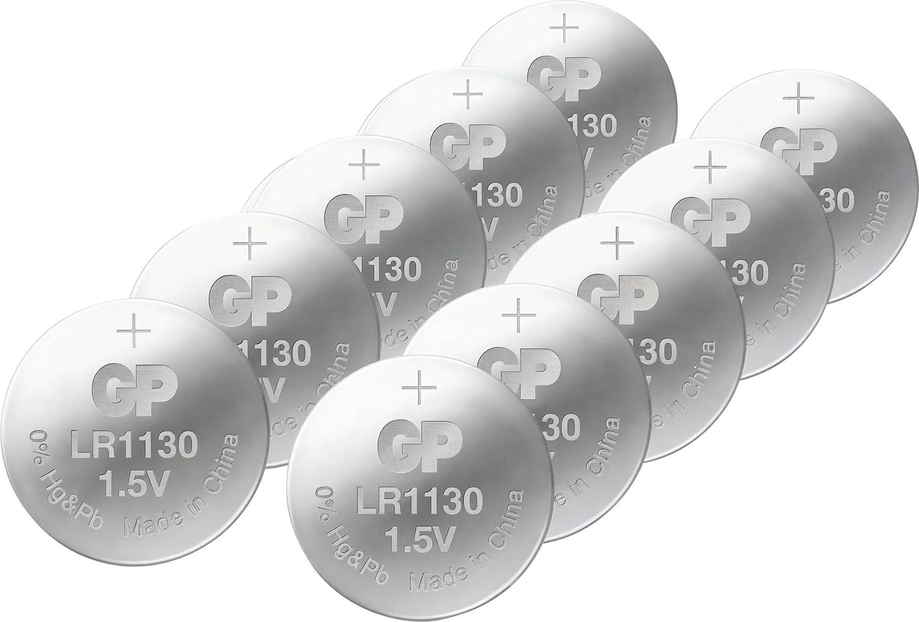 GP Knopfzelle LR54 1.5 V 10 St. Alkali-Mangan GP189ASTD519C10
