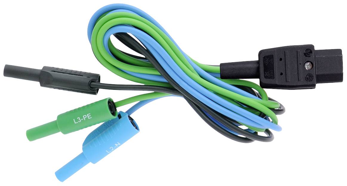 Metrel A 1670 Meetdraad 1.5 m Zwart, Groen, Blauw 1 stuk(s)