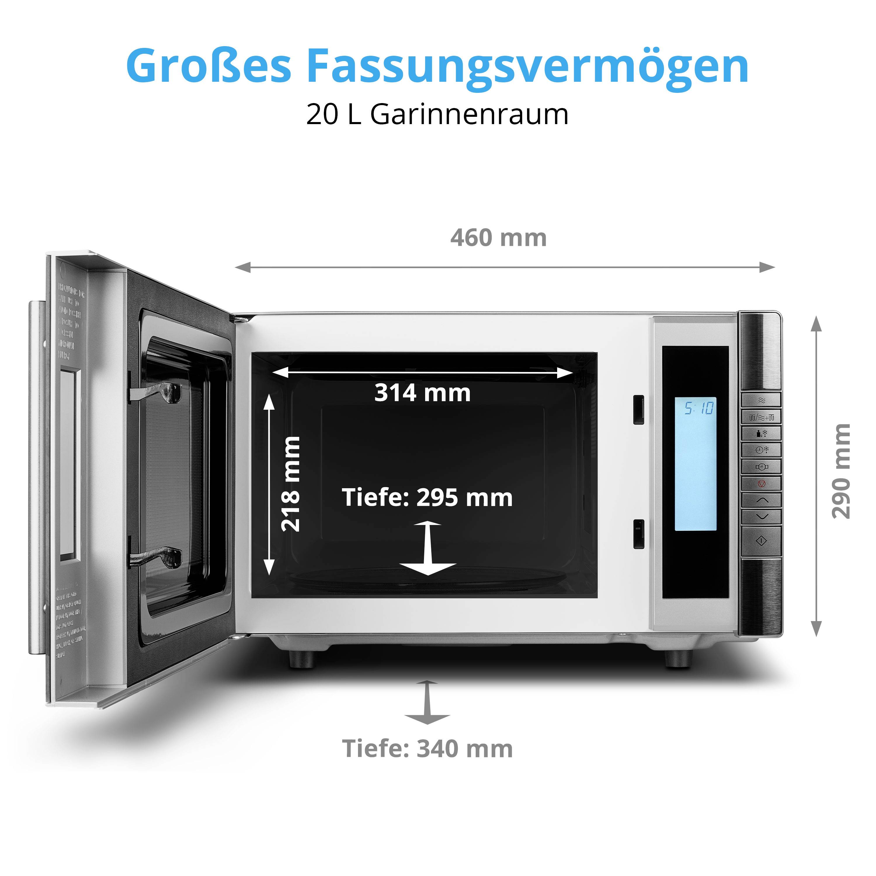 Medion MD 14482 - Mikrowellenofen mit Grill-5