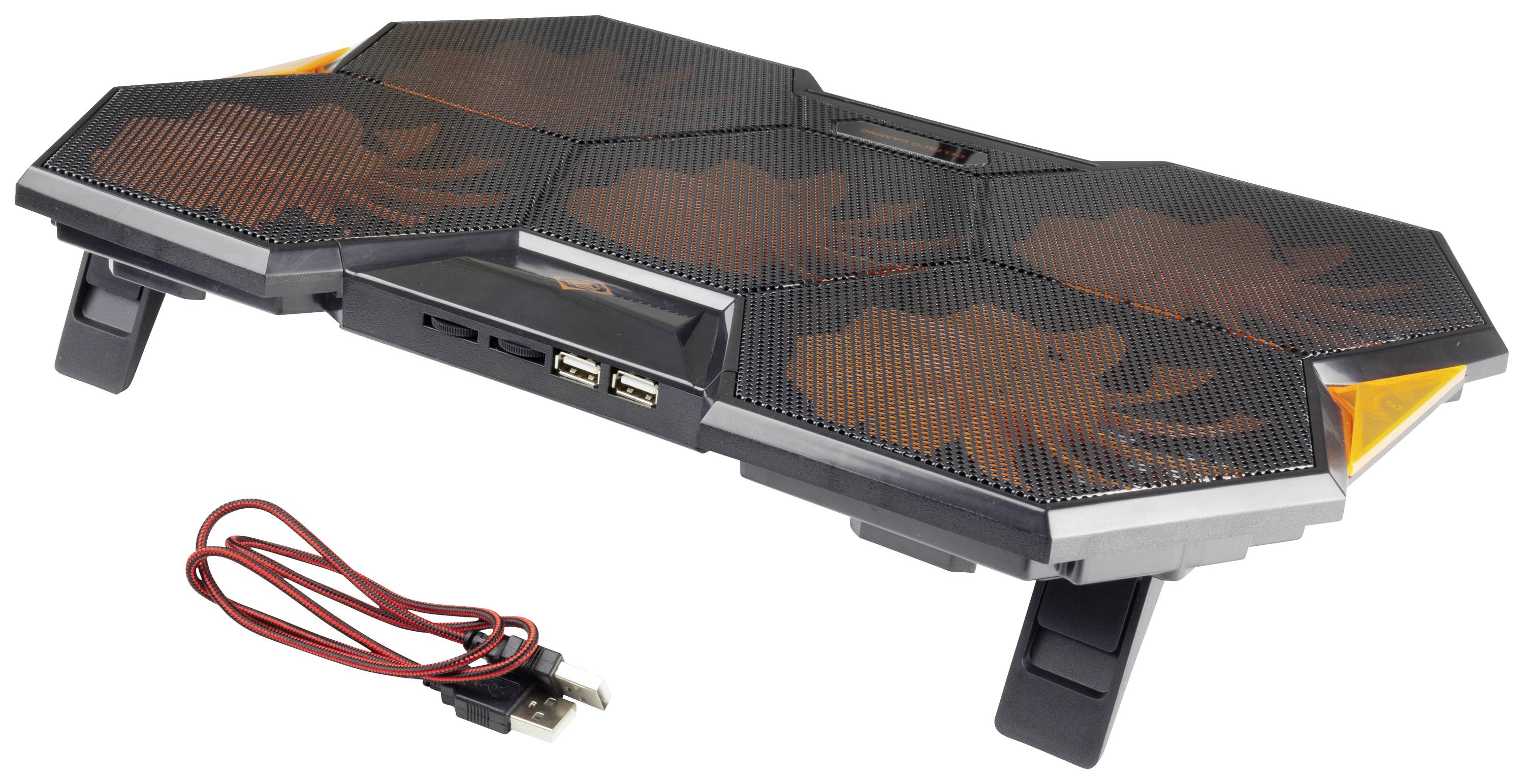 DELTACO Laptop-Kühler, 1000-1300 RPM GAM-072-1