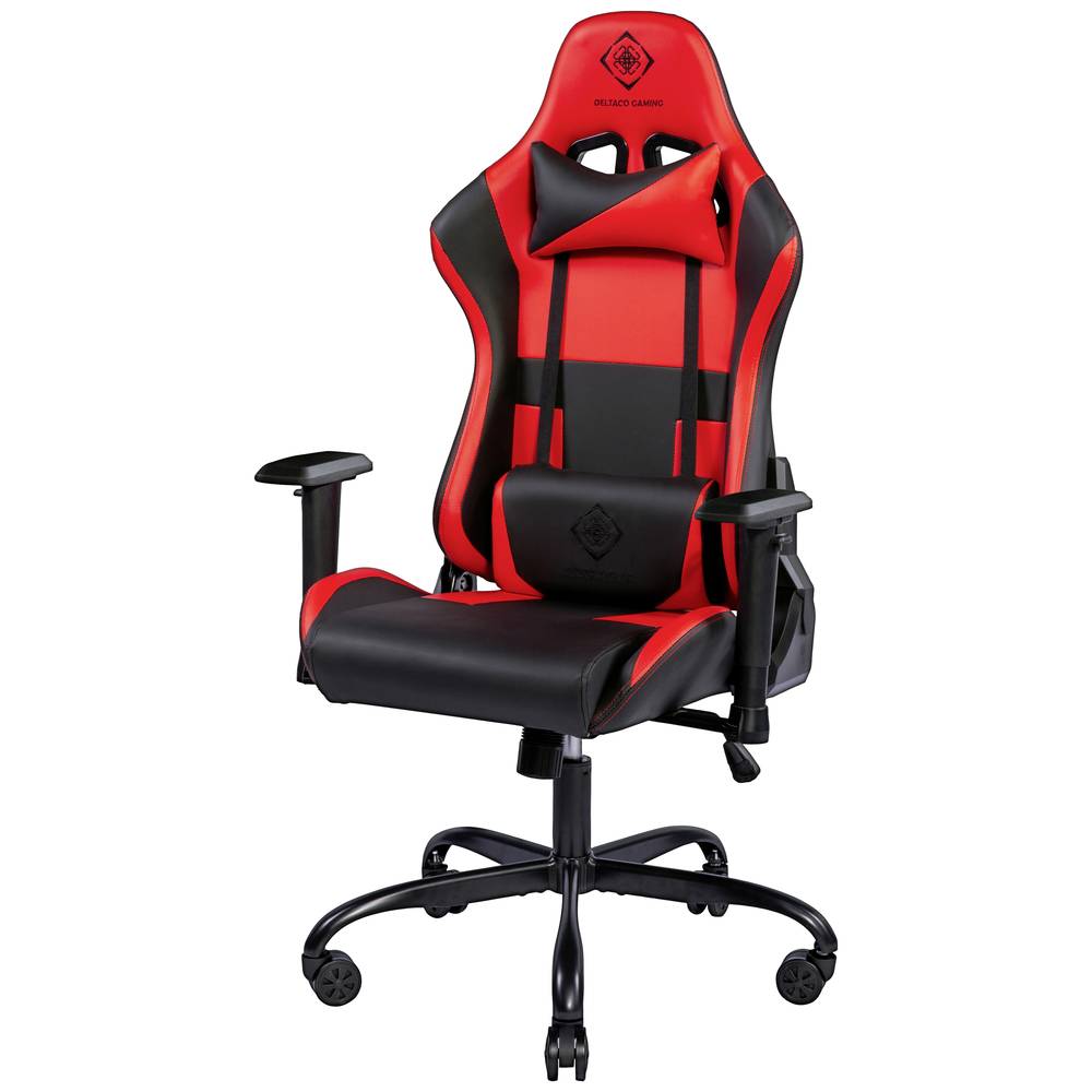 Deltaco Gaming GAM-096-R Gaming stoel Zwart-rood