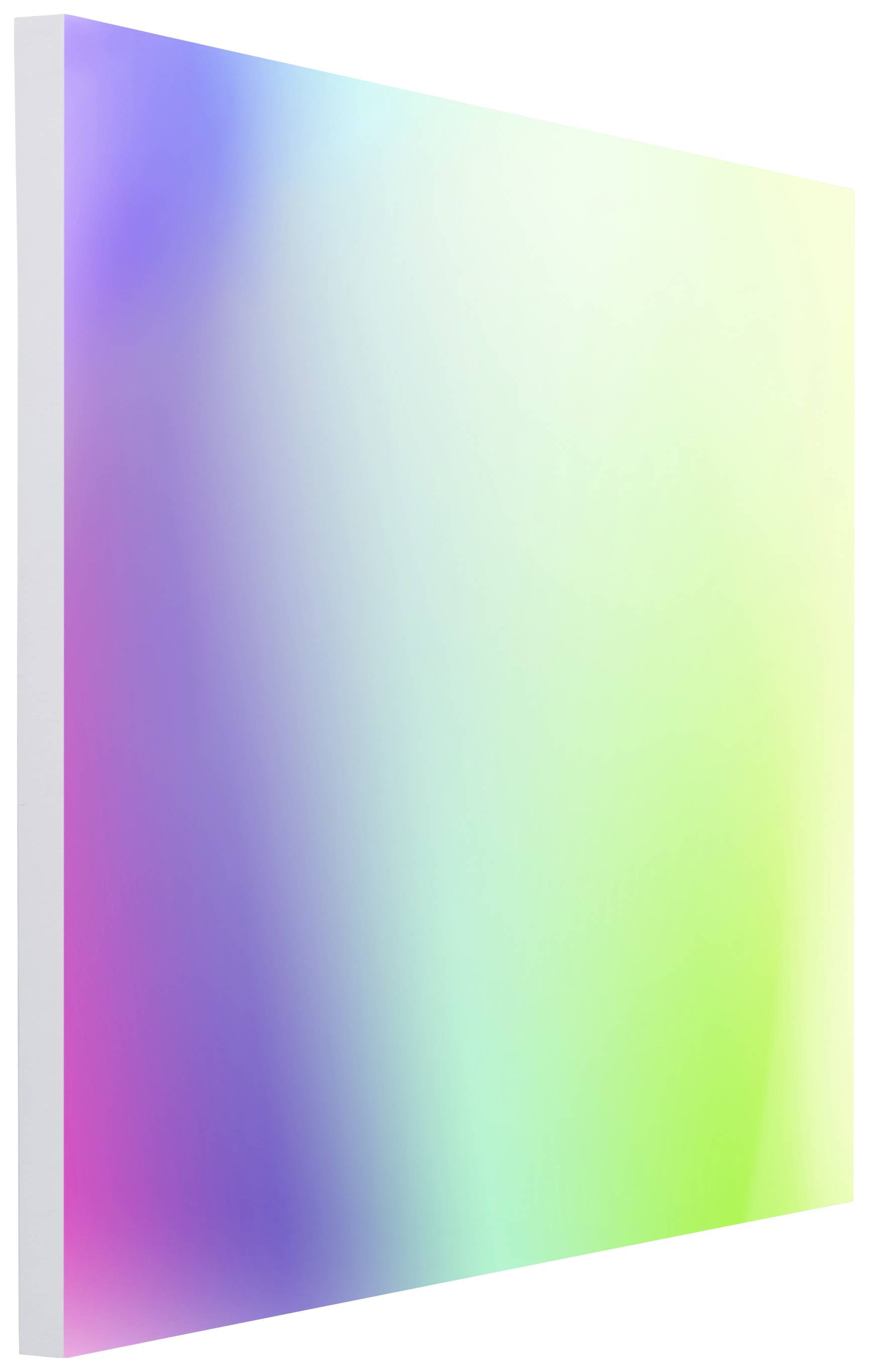 Weiches Farbverlaufbild mit Pastelltönen von Blau, Lila, Grün und Rosa, die ineinander übergehen.