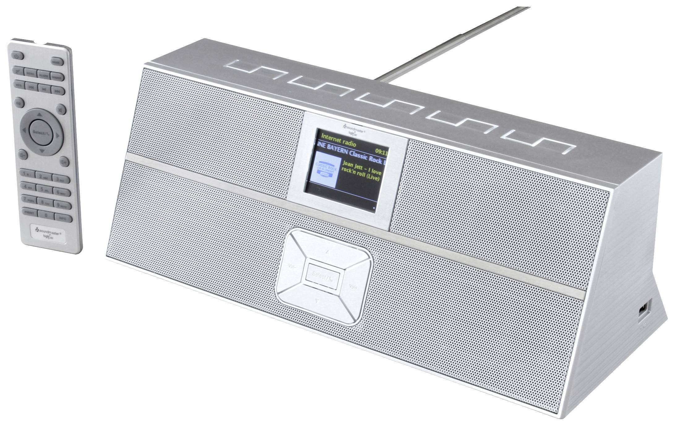 SOUNDMASTER IR3300SI Internet Tischradio Internet, DAB+, UKW AUX, Bluetooth®, DLNA