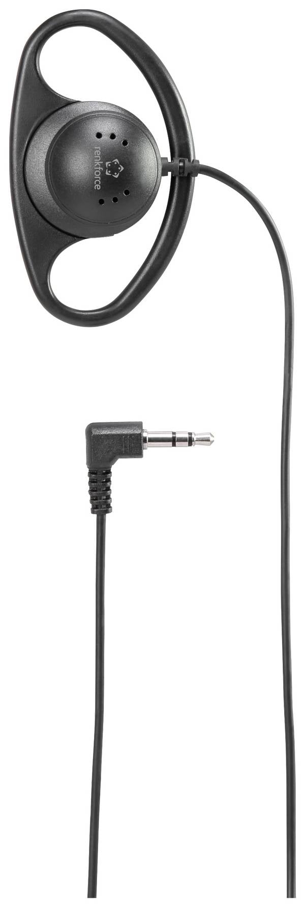 Renkforce HK-1S  On Ear Kopfhörer kabelgebunden Mono Schwarz  Ohrbügel, Mono