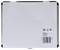 Silberner Kartonversandbehälter oder Karton von oben gesehen mit kleinem Recycling-Etikett und Barcode in der unteren rechten Ecke.