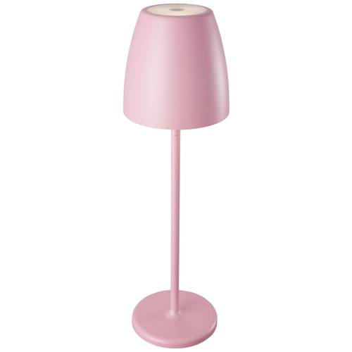 Megatron MT68054 TAVOLA LED-Außentischlampe 2 W Warmweiß Pastell-Rosa