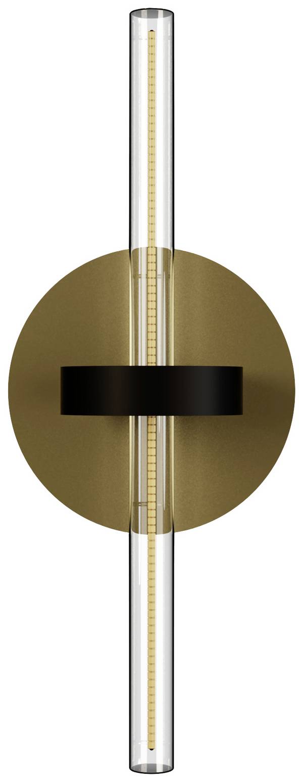 Segula Wandleuchte EQUATOR, 1x S14d, Metall schwarz 50961 LED-Wandleuchte S14d   LED Schwarz