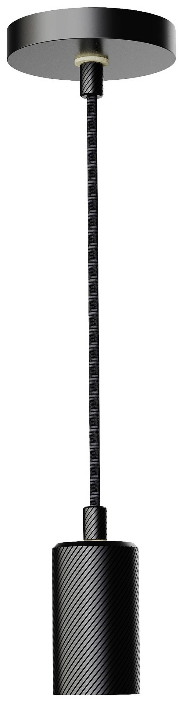 Segula Pendelleuchte ALIX „Wave“ schwarz 5m 70137 LED-Pendelleuchte LED E27