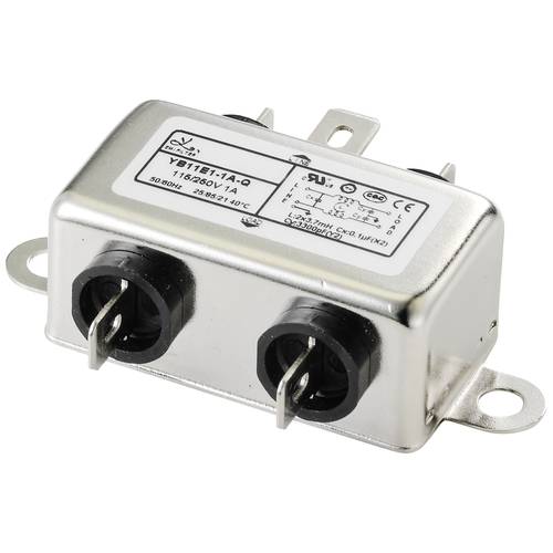 TRU COMPONENTS TC-10101428 Entstörfilter 250 V/AC 1 A 3.7 mH (L x B x H) 64 x 24 x 19 mm 1 St.