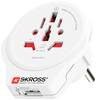 Skross 1500266 Reiseadapter World to Europe USB 1.0
