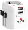 Skross 1302470 Reiseadapter Pro Light USB (2xA) -World