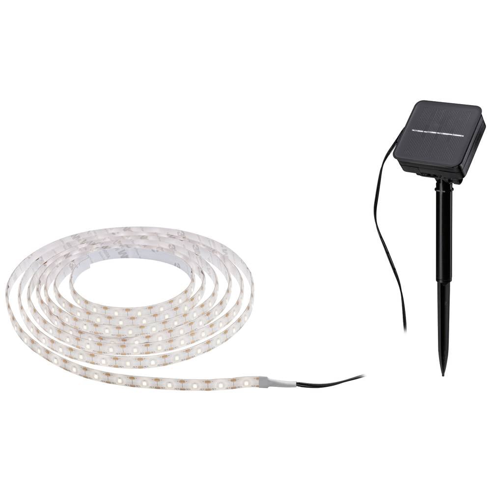 Paulmann LED-strip basisset Solar LED Stripe 3m warmweiß 78896 0.3 W Warmwit Zwart