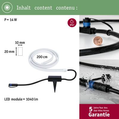 'LED-Beleuchtungsset, 14 W, 200 cm, IP67, 1040 lm, inkl. 5 Jahre Garantie.'