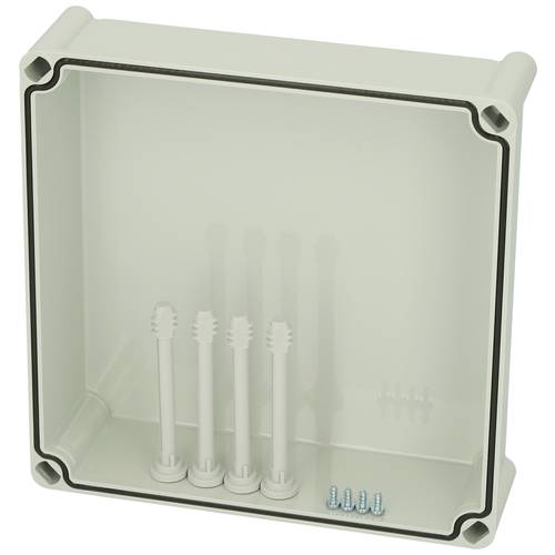 Fibox Cover, PC Grey 3730558 Universal-Gehäuse 280 x 280 x 80 Polycarbonat Lichtgrau (RAL 7035) 1 St.