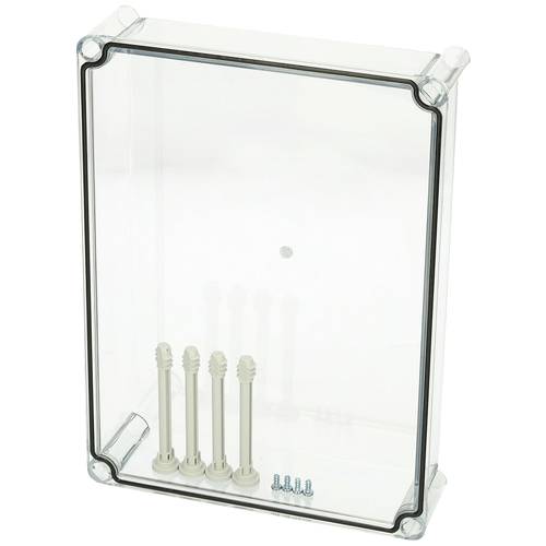 Fibox Cover, PC Transparent 3720559 Universal-Gehäuse 380 x 280 x 80 Polycarbonat Lichtgrau (RAL 7035) 1 St.
