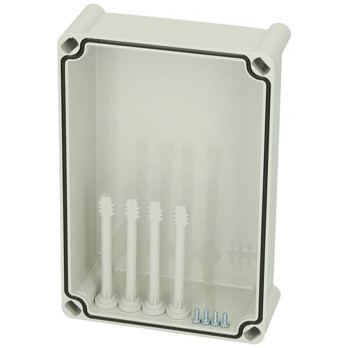 Fibox Cover, PC Grey 3730556 Universal-Gehäuse 280 x 190 x 80 Polycarbonat Lichtgrau (RAL 7035) 1 St.