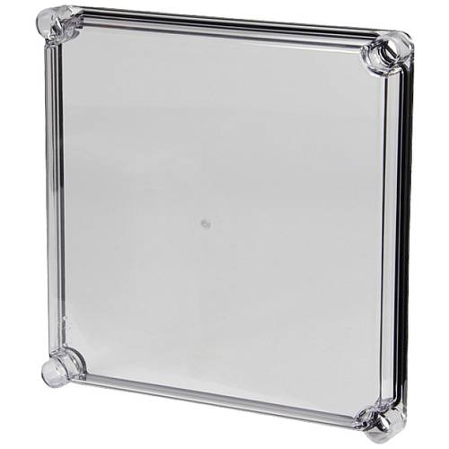 Fibox Cover, PC Transparent 3720096 Universal-Gehäuse 280 x 280 x 30 Polycarbonat Lichtgrau (RAL 7035) 1 St.