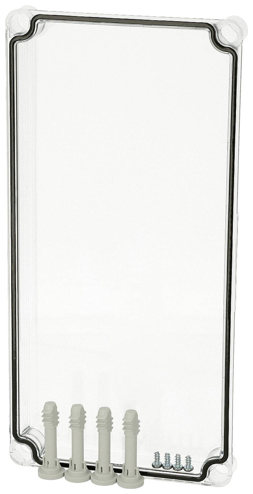 Fibox Cover, PC Transparent 3720145 Universal-Gehäuse 380 x 190 x 30 Polycarbonat Lichtgrau (RAL 7035) 1 St.