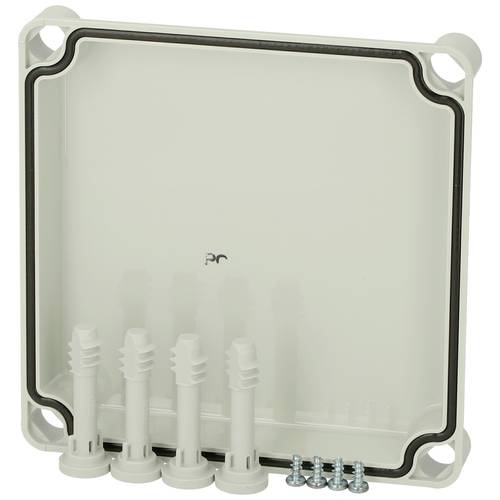 Fibox Cover, PC Grey 3730147 Universal-Gehäuse 190 x 190 x 30 Polycarbonat Lichtgrau (RAL 7035) 1 St.