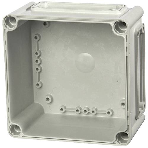 Thumbnail - Fibox Base, PC Openings, 4x size 1 flange 3530139 Gehäuse-Unterteil 190 x 190 x 100 Polycarbonat Lichtgrau (RAL 7035) 1 ...