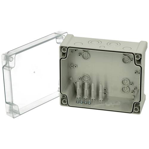 Thumbnail - Fibox TPCM 201610T Universal-Gehäuse 201 x 163 x 98 Polycarbonat Lichtgrau (RAL 7035) 1 St.