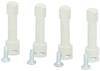 Fibox Grey screw set, High cover (25-100 mm) High base (50-125 mm) Schrauben-Set 1 Set