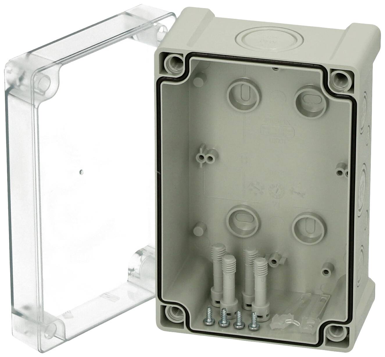 FIBOX Enclosure, PC Clear transparent cover 5824029 Universal-Gehäuse 187 x 122 x 90 Polycarbon