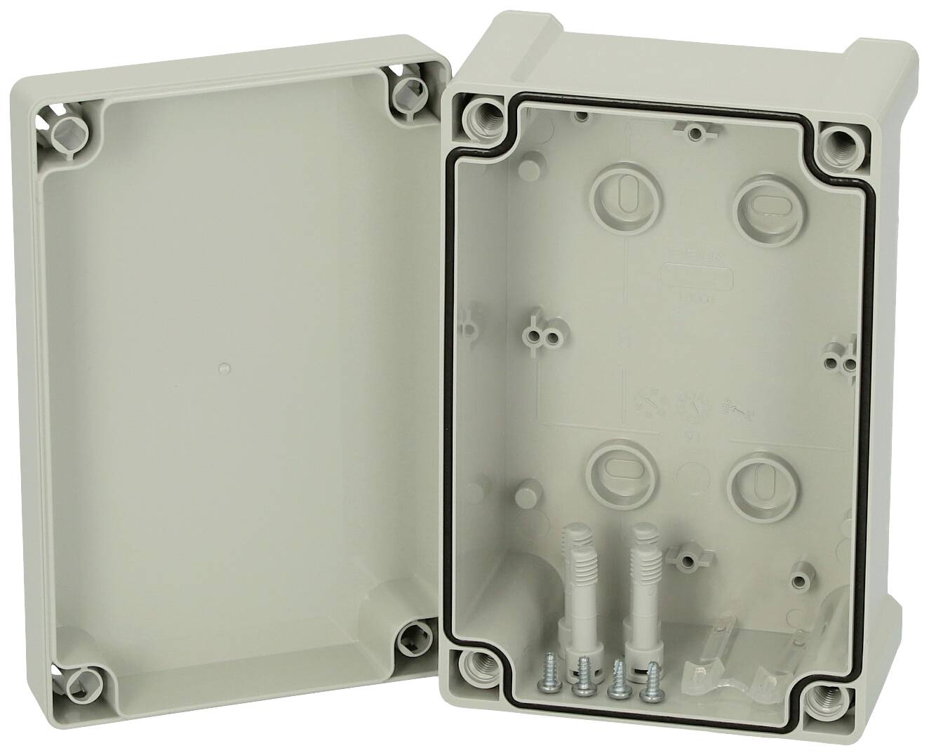 Fibox TPC 191209 Universal-Gehäuse 187 x 122 x 90 Polycarbonat Lichtgrau (RAL 7035) 1 St.
