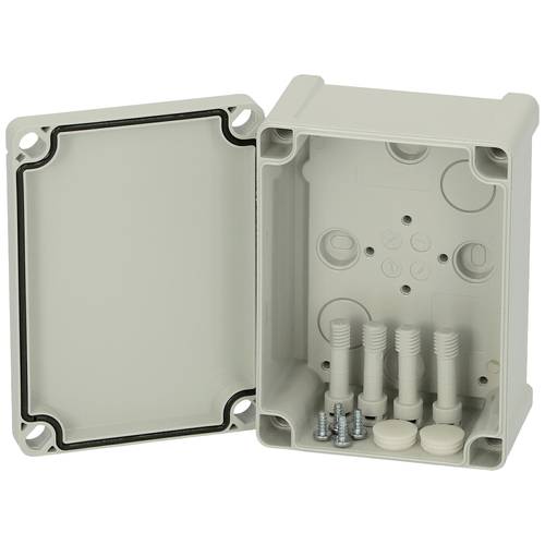Fibox TPC 131007 Universal-Gehäuse 130 x 95 x 65 Polycarbonat Lichtgrau (RAL 7035) 1 St.