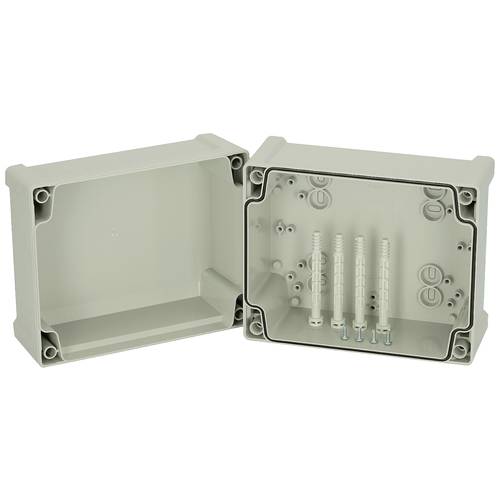 Fibox TA 201614 Universal-Gehäuse 201 x 163 x 138 ABS Lichtgrau (RAL 7035) 1 St.