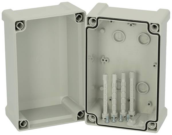 Fibox TA 191213 Universal-Gehäuse 187 x 122 x 130  ABS Lichtgrau (RAL 7035) 1 St.