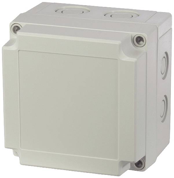 FIBOX Enclosure, PC, metric knock-outs Grey cover 6016309 Universal-Gehäuse 130 x 130 x 100 Pol