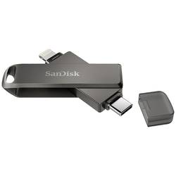 Image of SanDisk iXpand® Luxe USB-Stick 64 GB Schwarz SDIX70N-064G-GN6NN Apple Lightning, USB-C™ USB 3.1 (Gen 1)