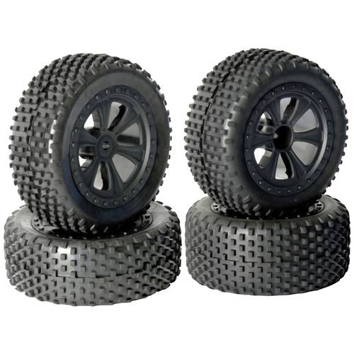 Reely RE-7577274 Ersatzteil Kompletträder vorne und hinten