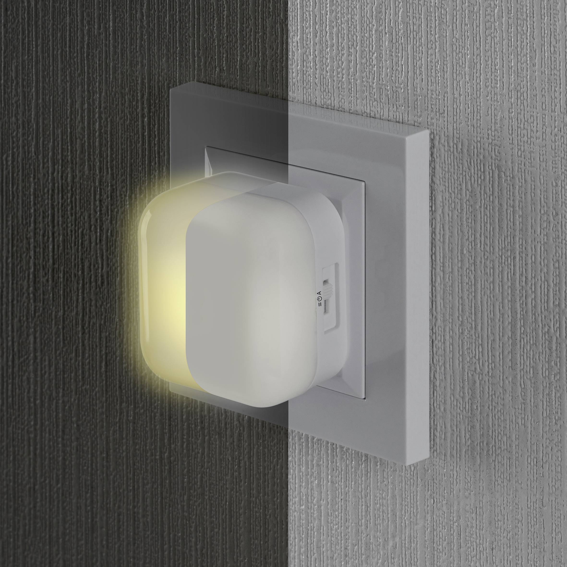 REER 52401 52401 LED-Nachtlicht Quadratisch Mond LED Warmweiß Hellgrau-6